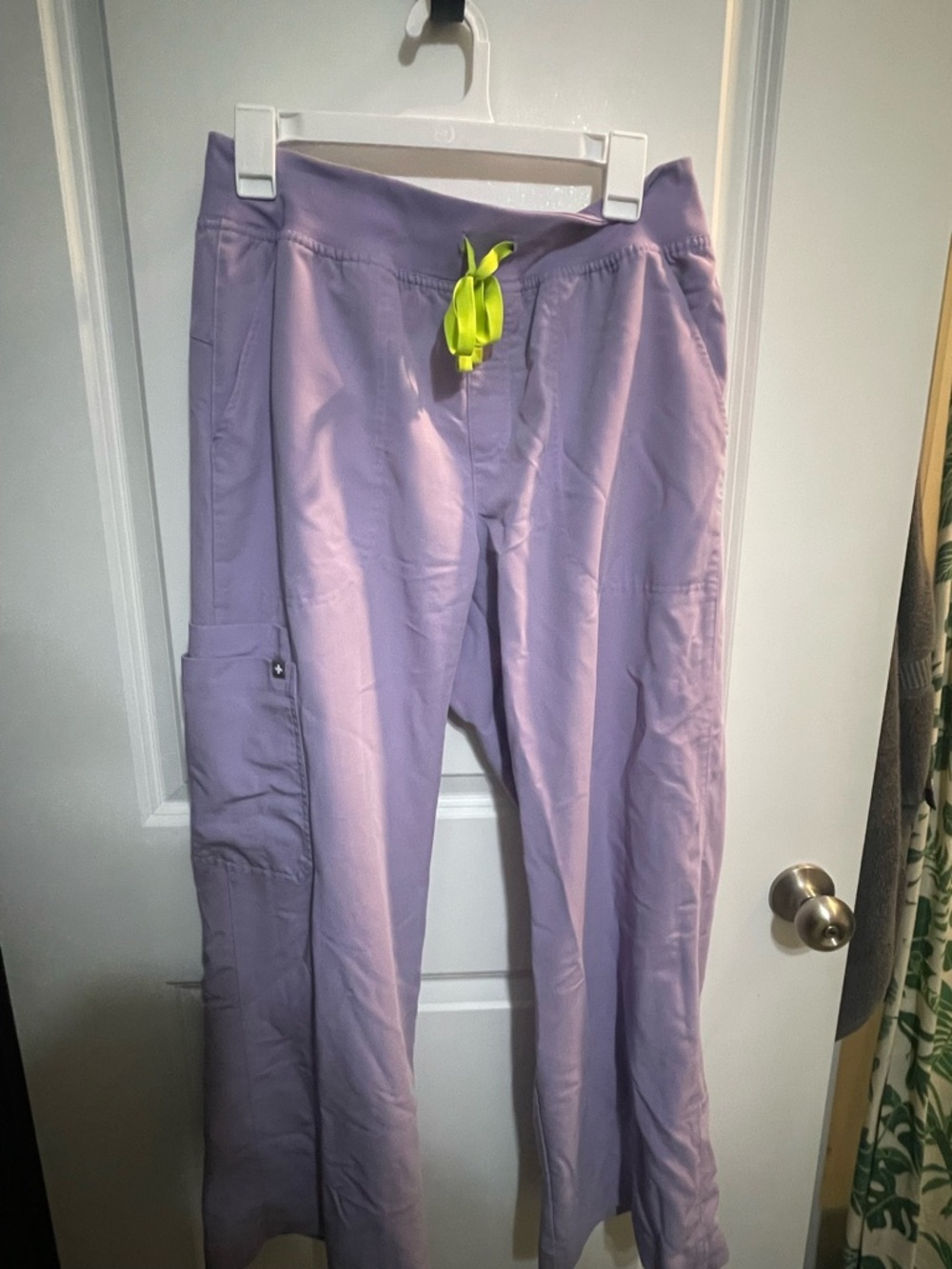 FIGS Lavender Dew High Waisted Isabel Wide Leg Scrub Pants